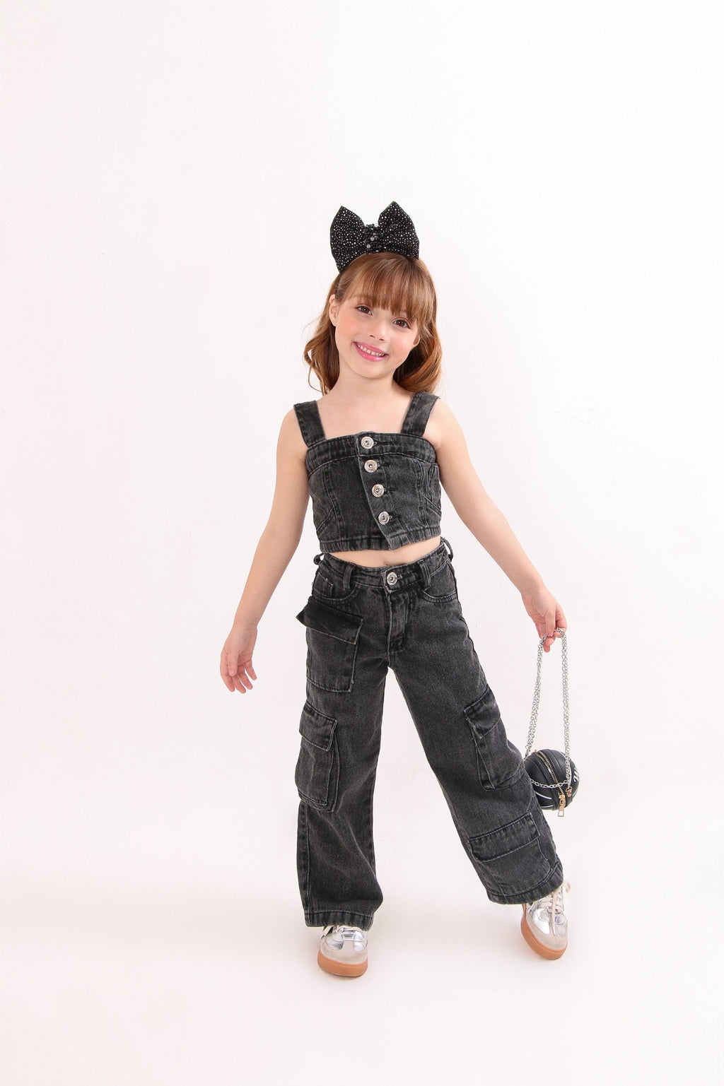 CONJUNTO BLACK INFANTIL MARMORIZADO)  - Ref: 021 -