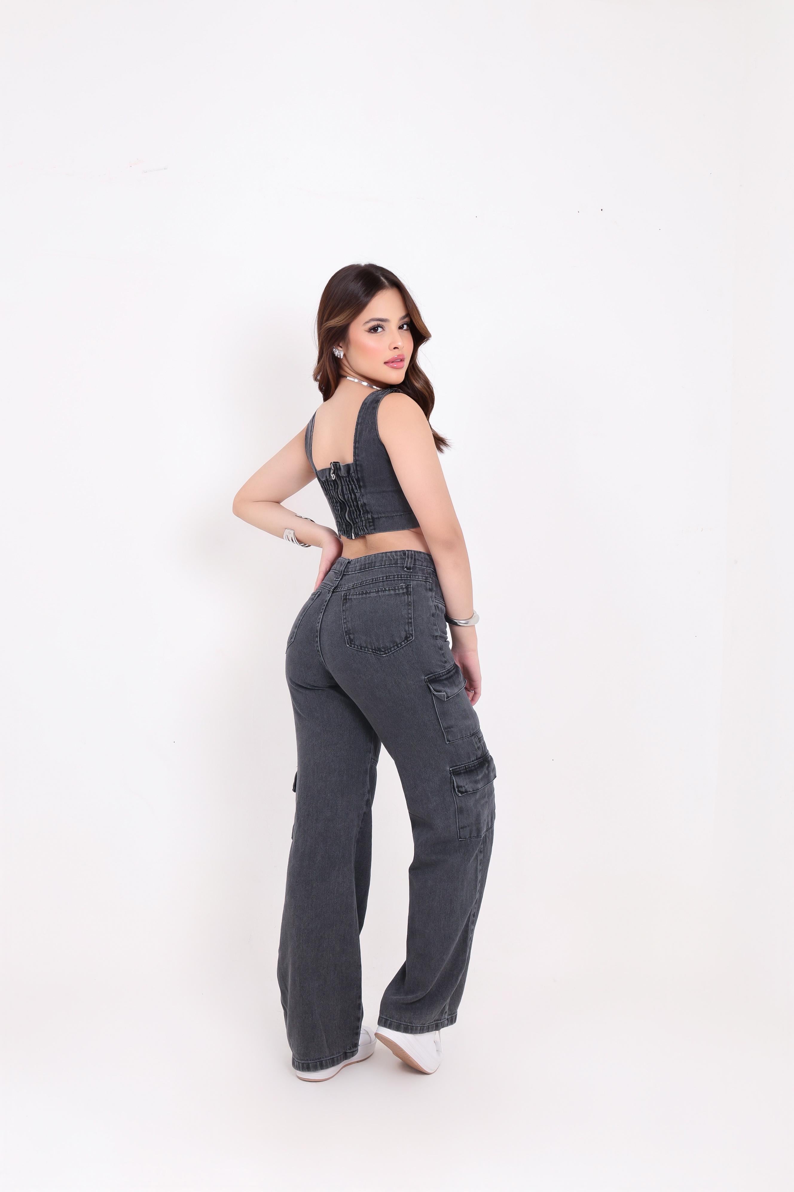 Calça jeans widleg 0027
