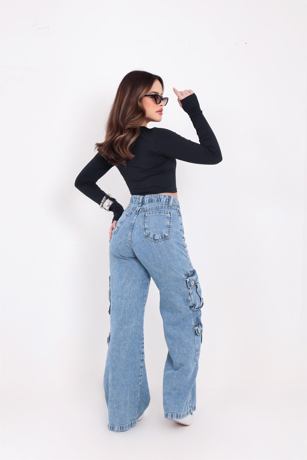 Calça jeans widleg 0065