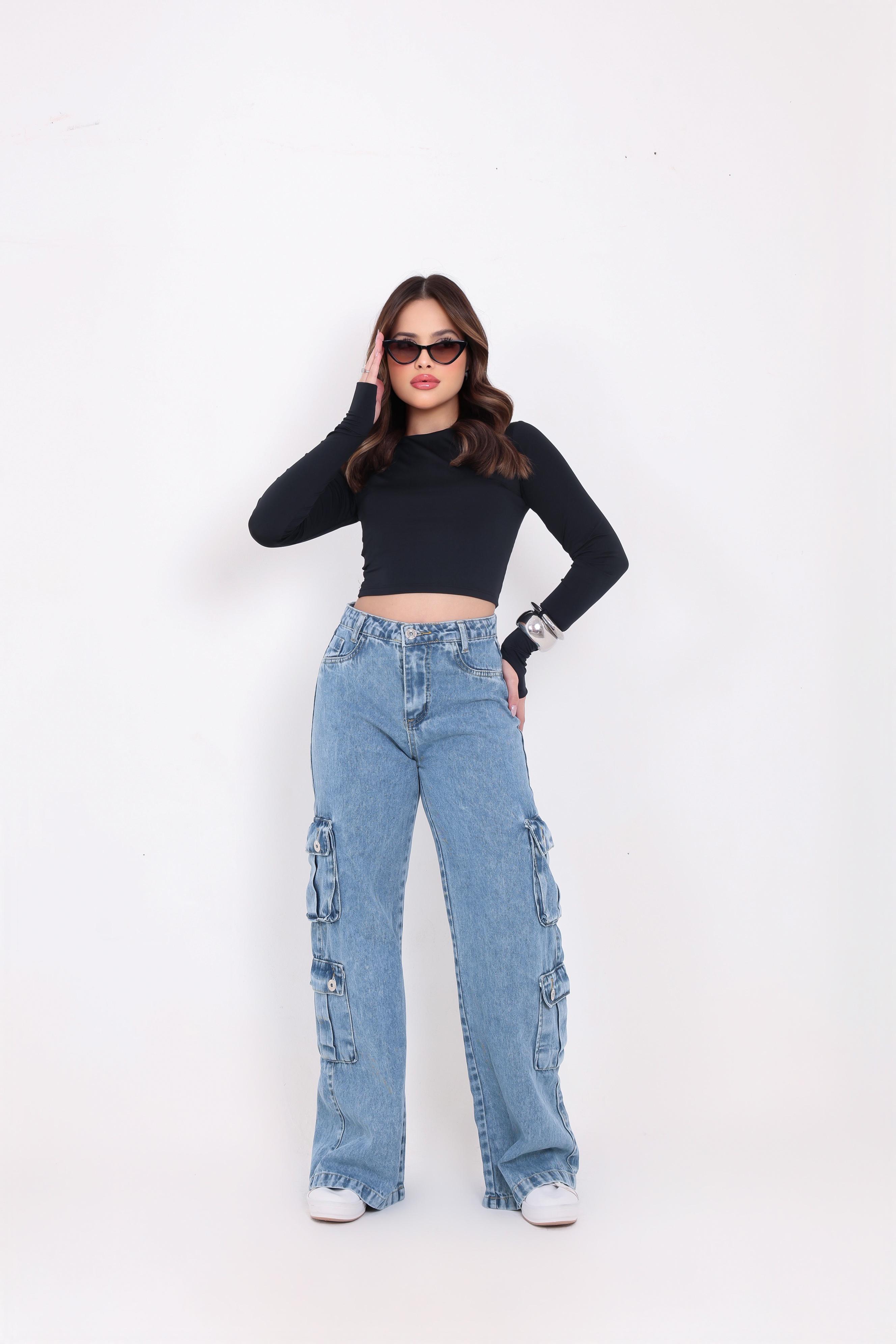 Calça jeans widleg 0065