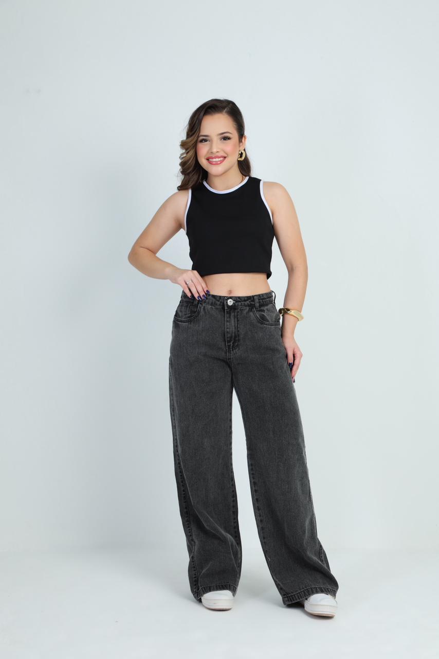 Calça Wide Leg Black – Ref. 186
