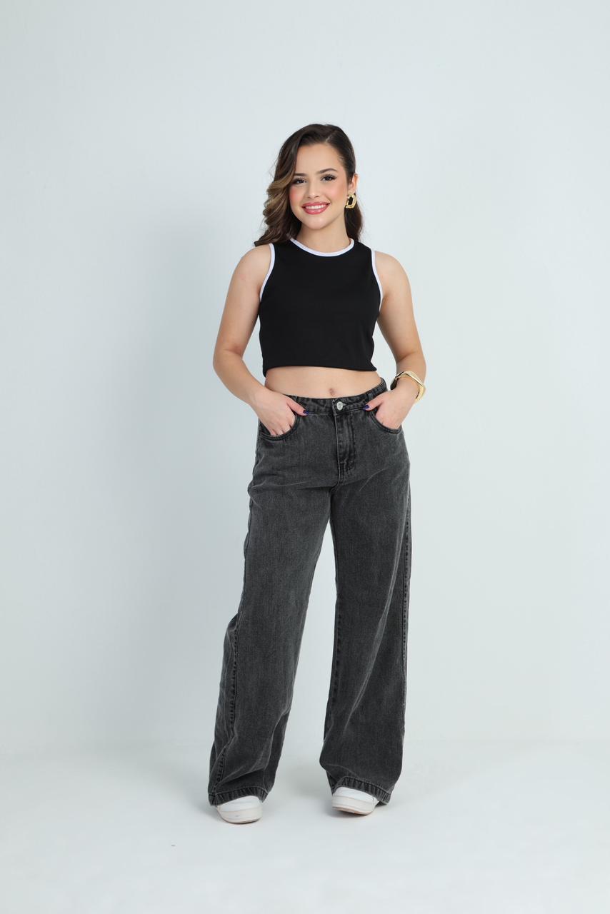 Calça Wide Leg Black – Ref. 186