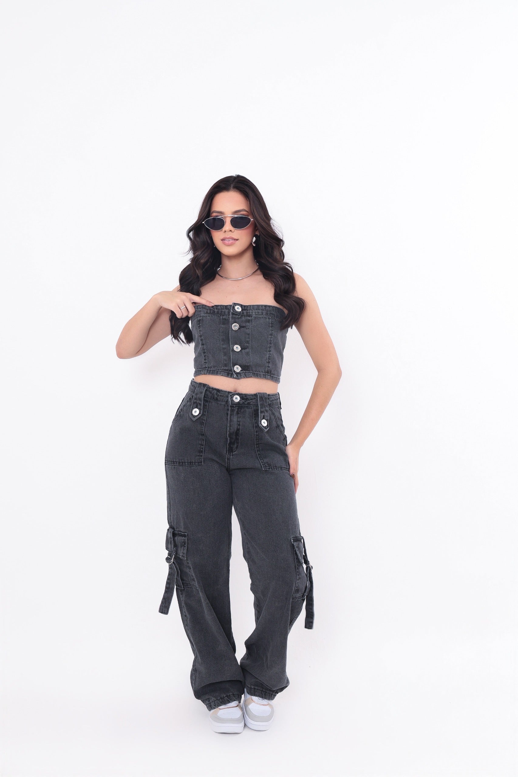 Calça Cargo Black Marmorizada – Ref. 023