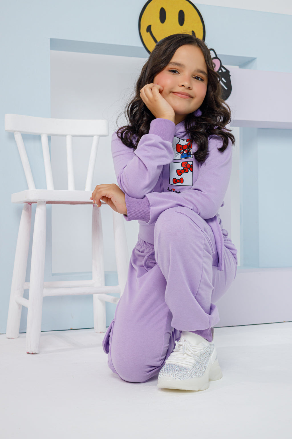 Conjunto HelloKitty lilás