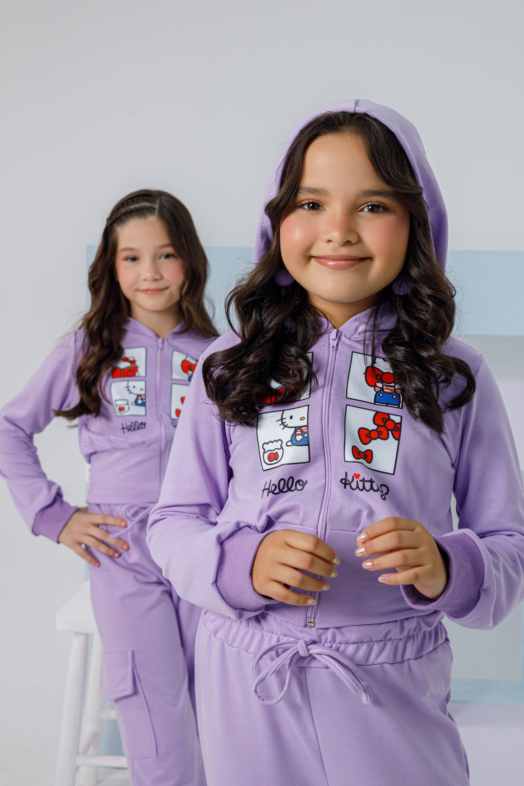 Conjunto HelloKitty lilás