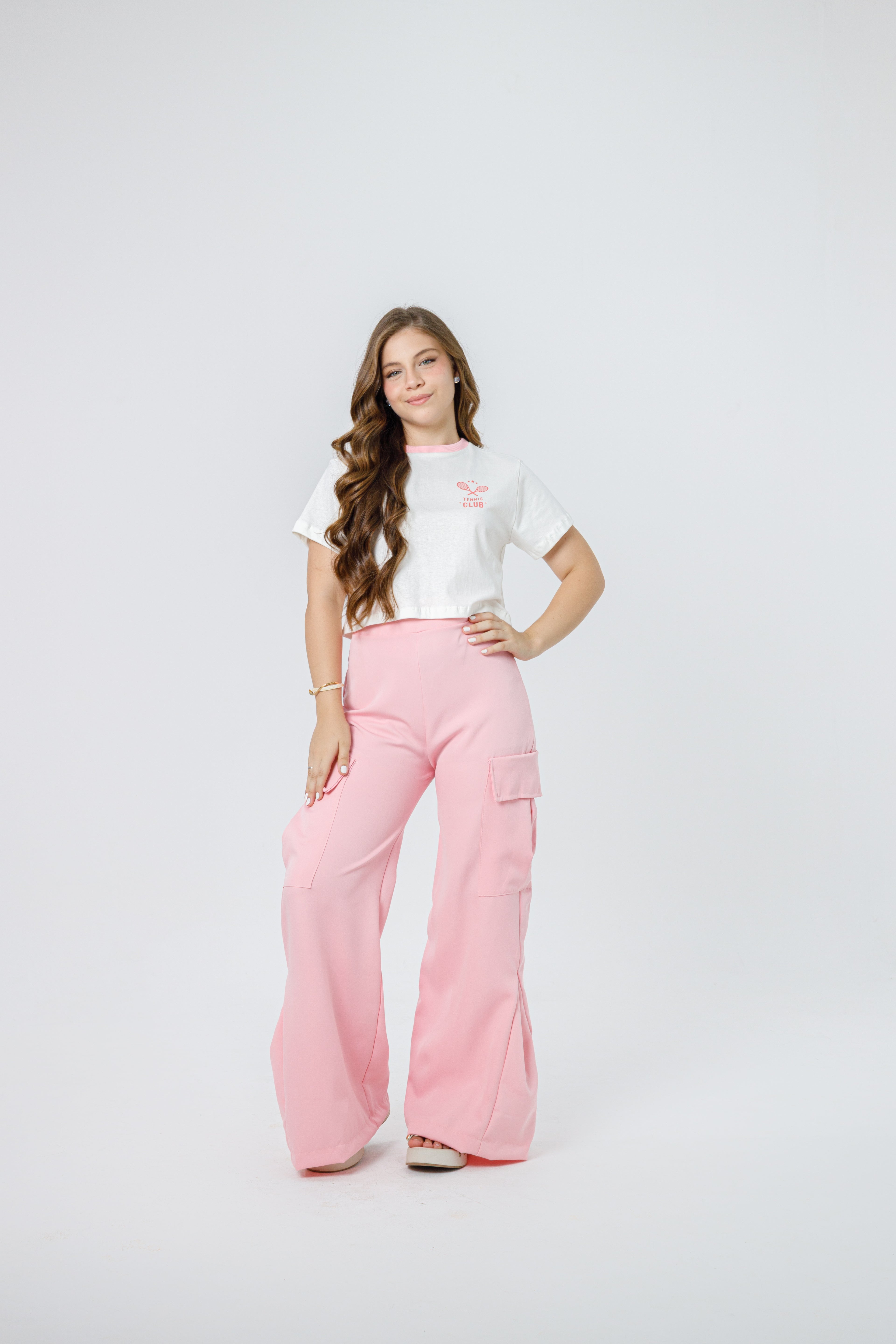 Conjunto Isadora rosa