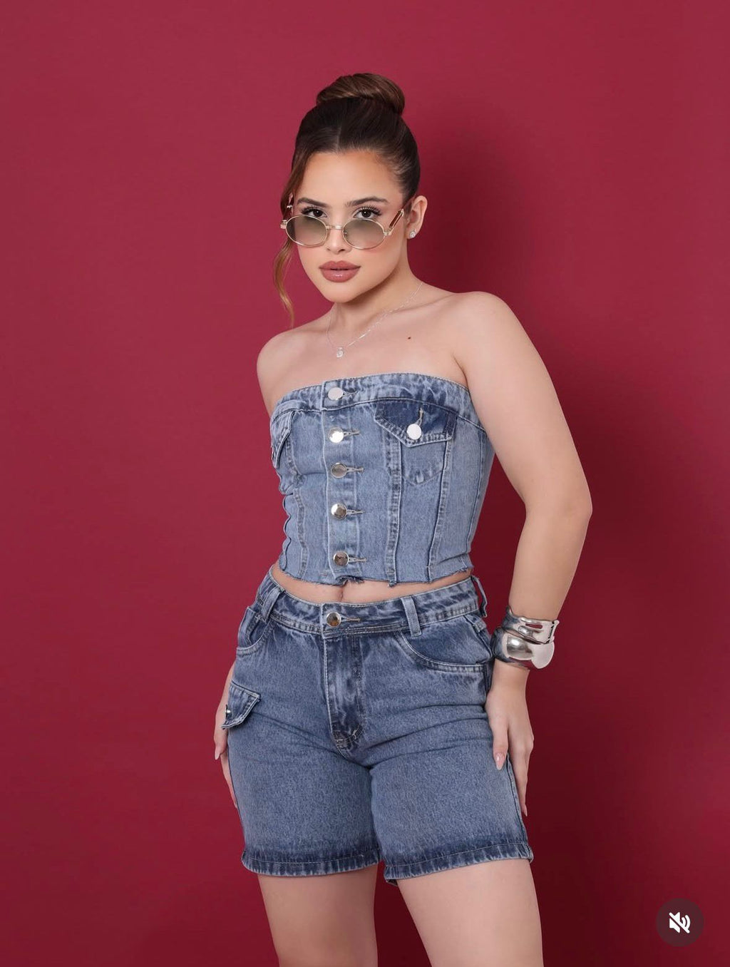Short / bermuda jeans dt aba