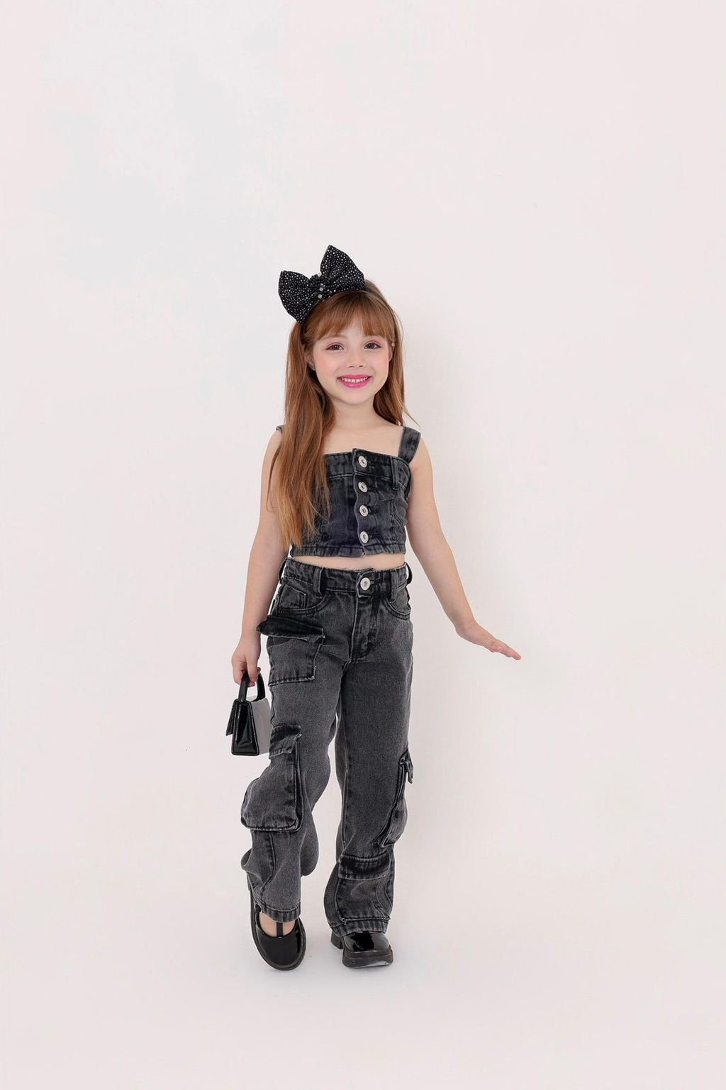 CONJUNTO BLACK INFANTIL MARMORIZADO)  - Ref: 021 -
