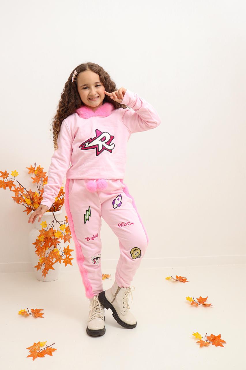 Conjunto moletom emilly vick rosa