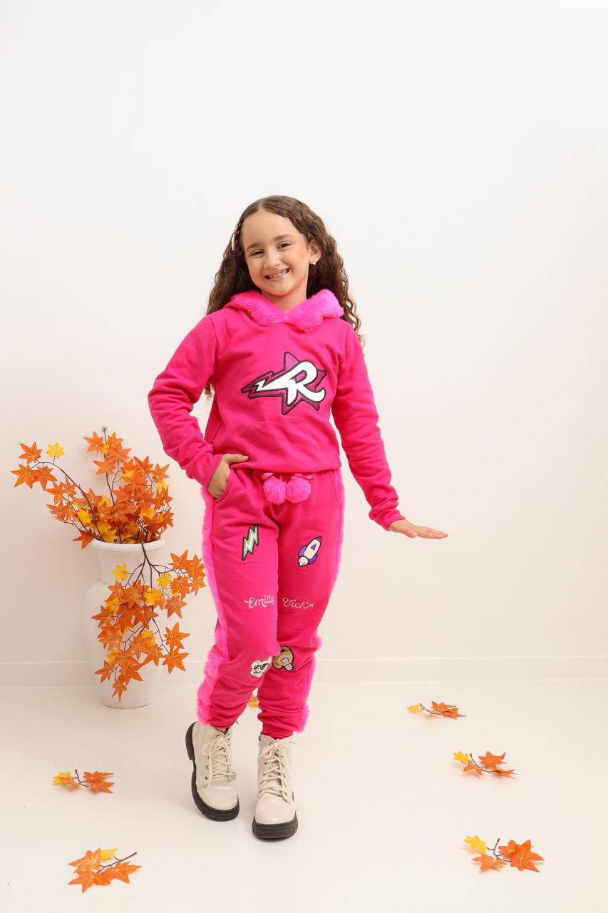 Conjunto de moletom EMILLY pink