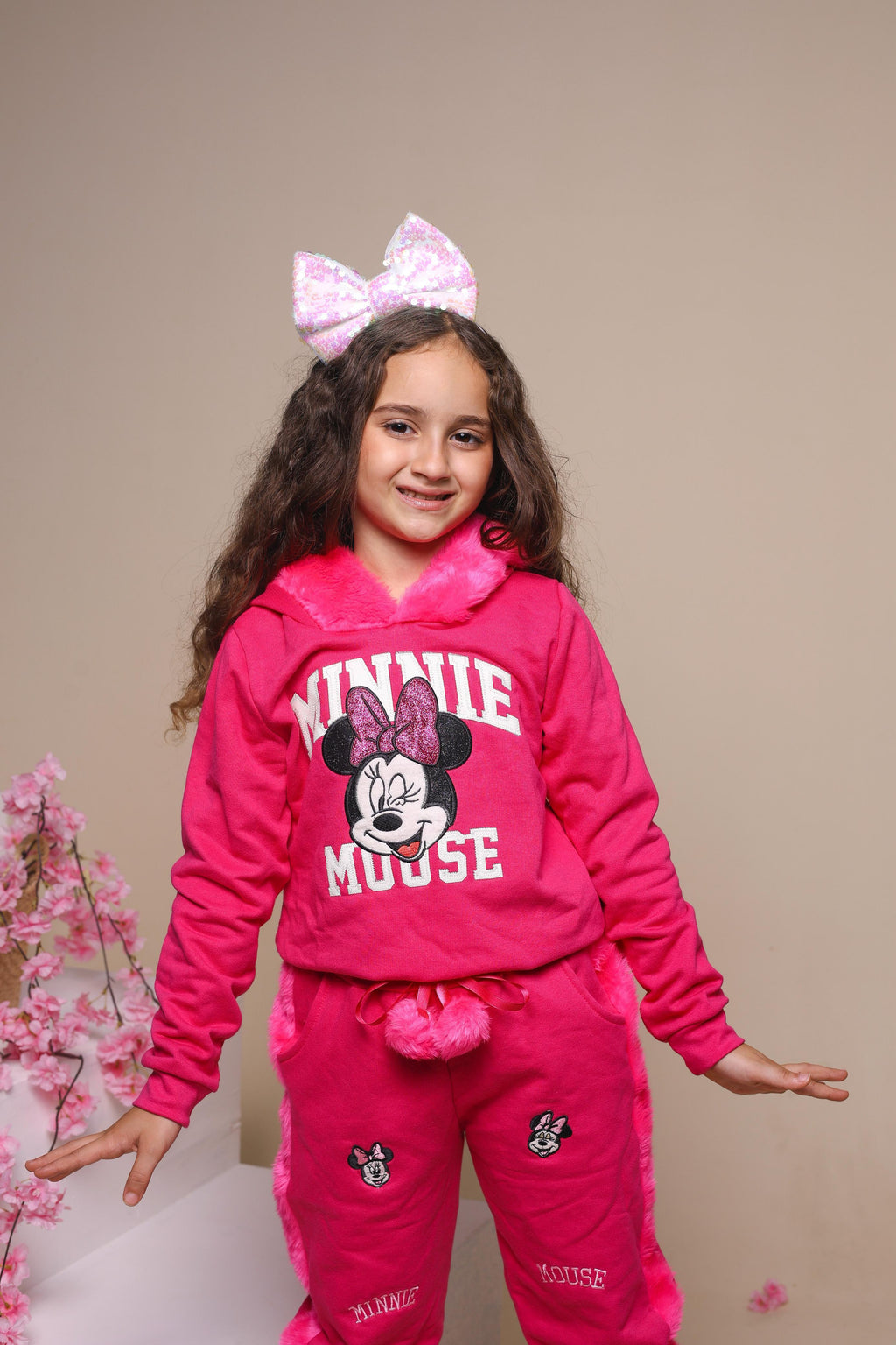 moletom Minnie pink