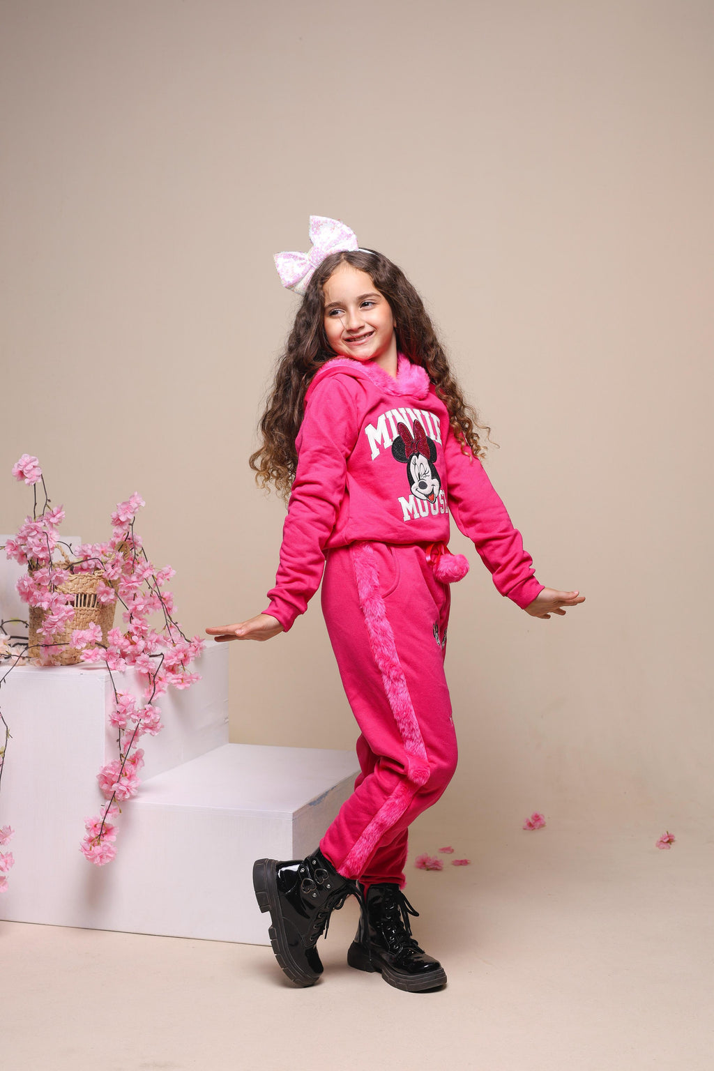 moletom Minnie pink