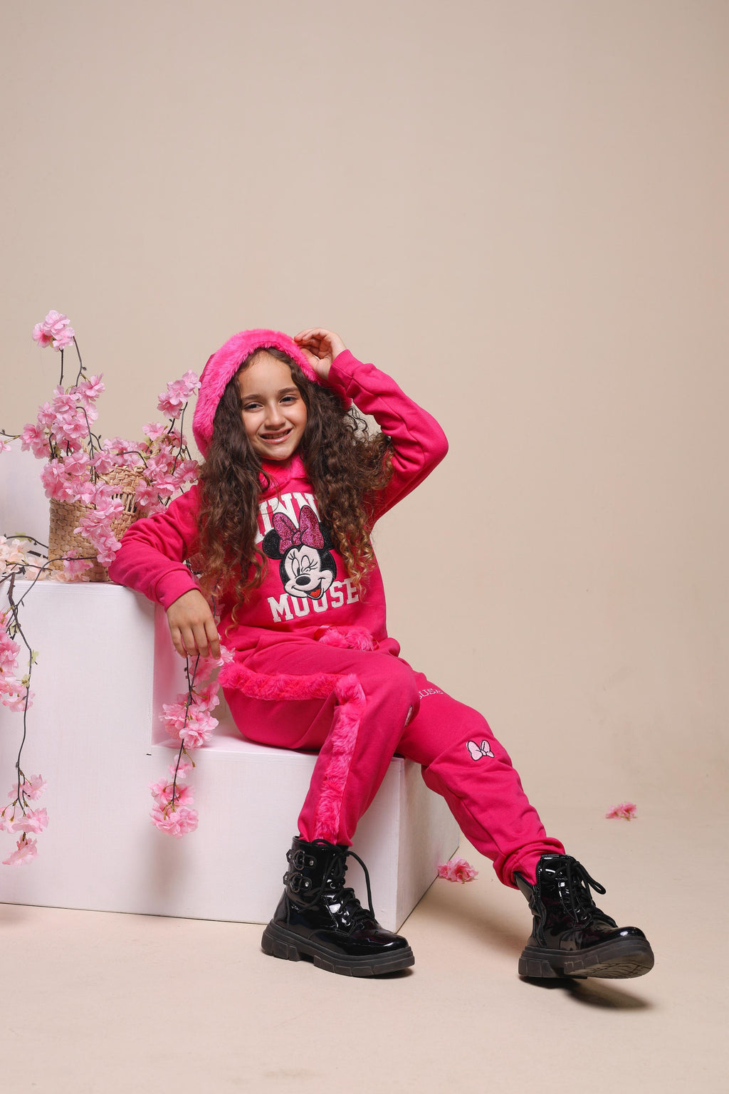 moletom Minnie pink