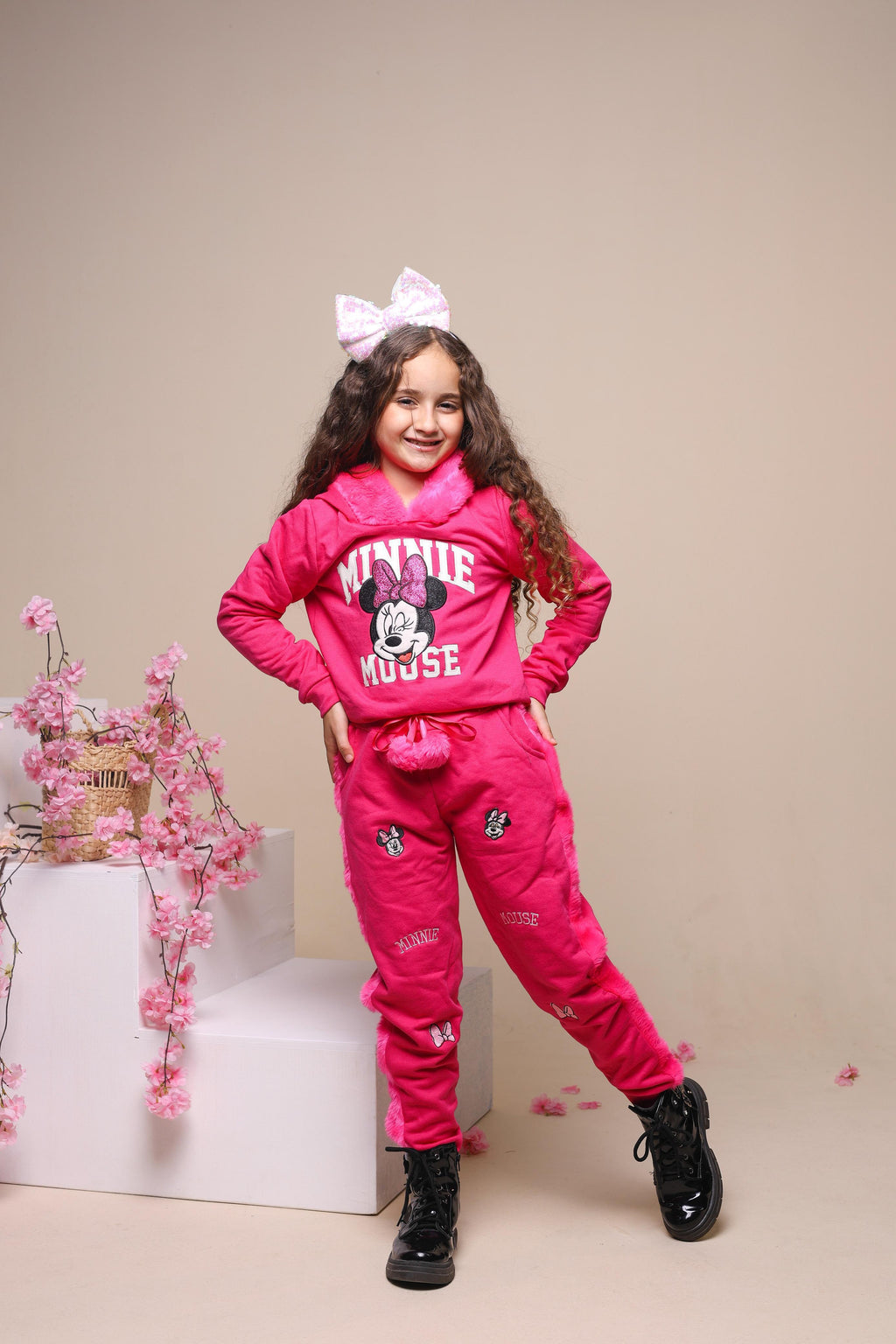 moletom Minnie pink