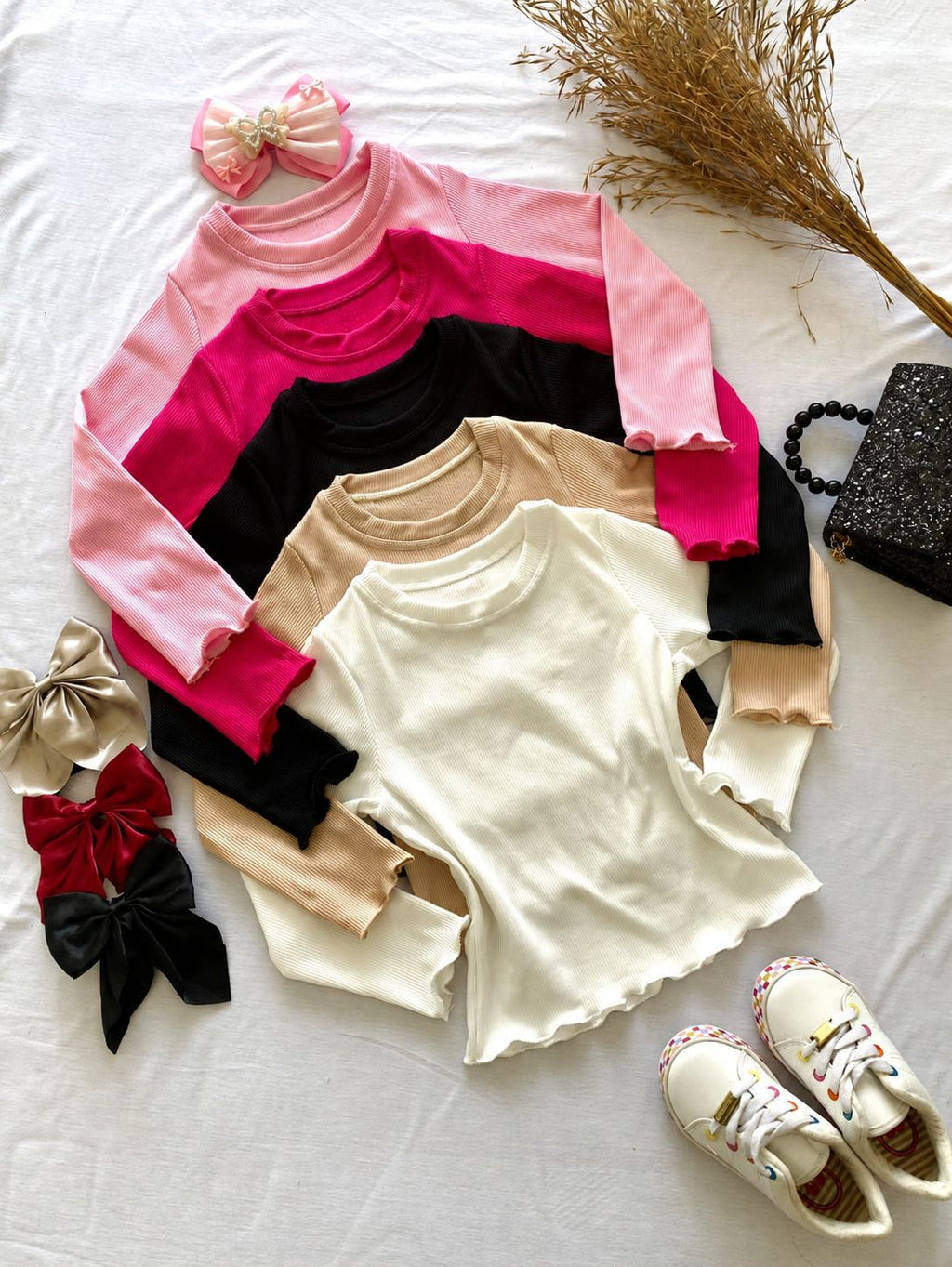 Blusa Manga Longa Flanelada Lisa