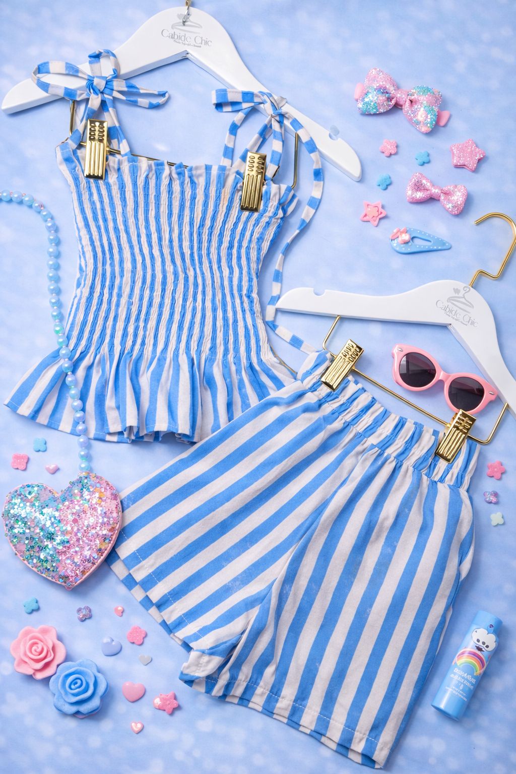 Conjunto Joana listras