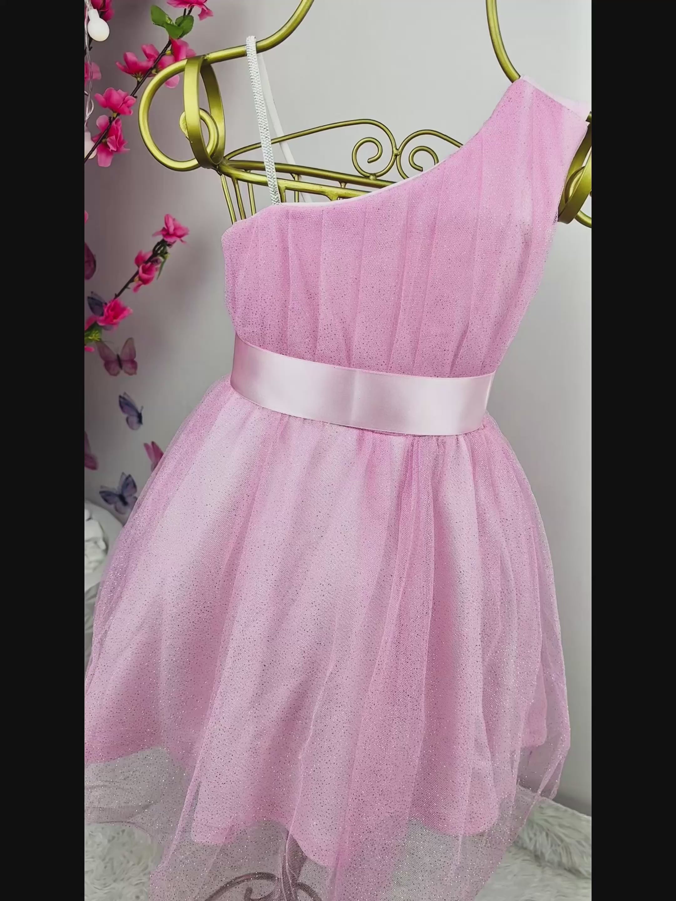 Vestido assimétrico Colors 841