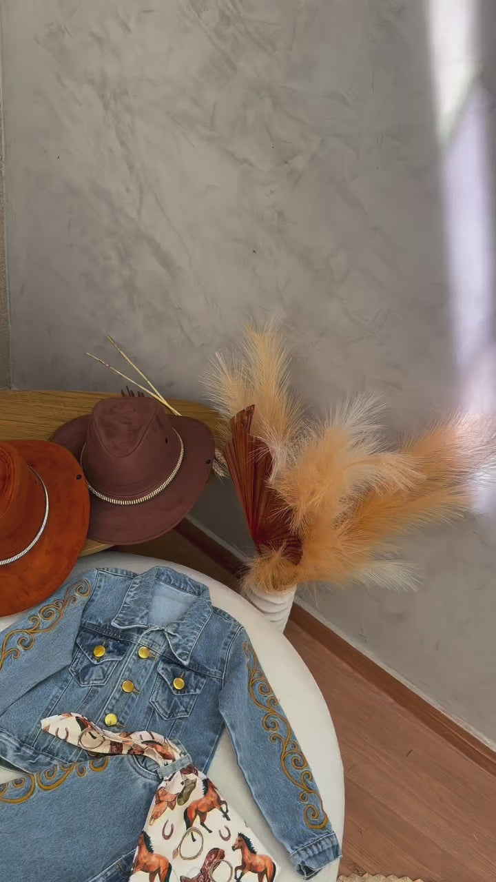 Conjunto- calça jeans + jaqueta