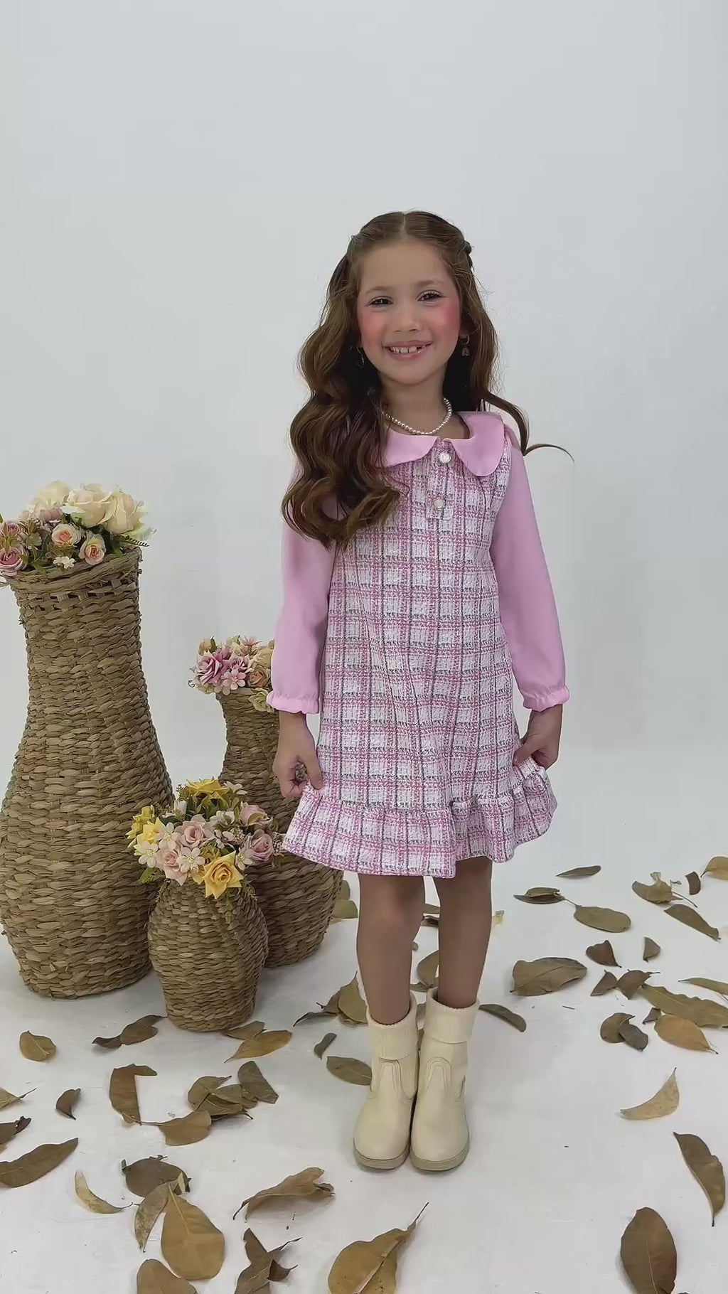 Vestido Madeline rosa