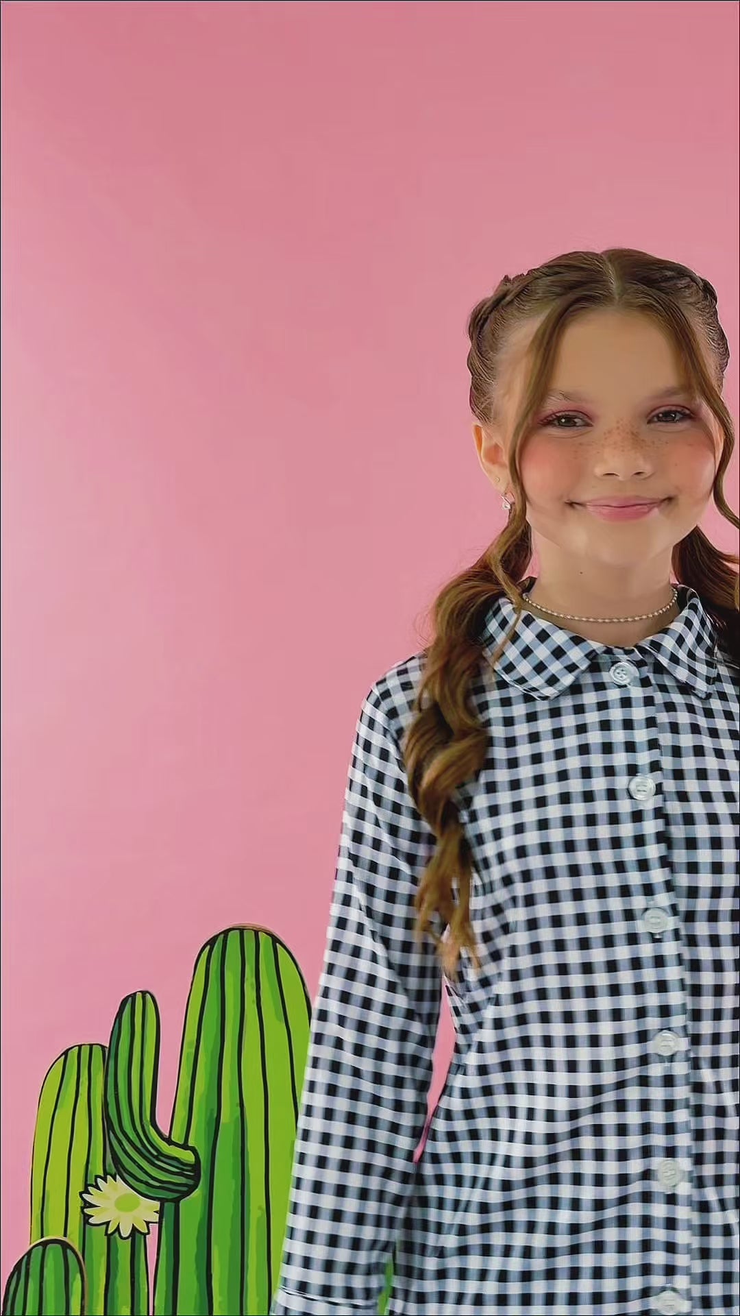Vestido Jhuly - Preto Xadrez