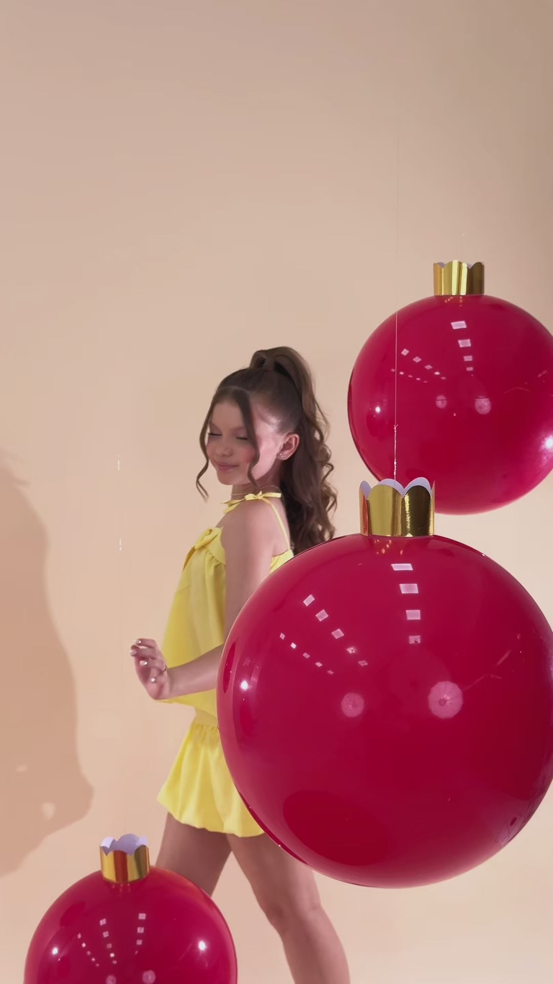 Conjunto balonê AMARELO