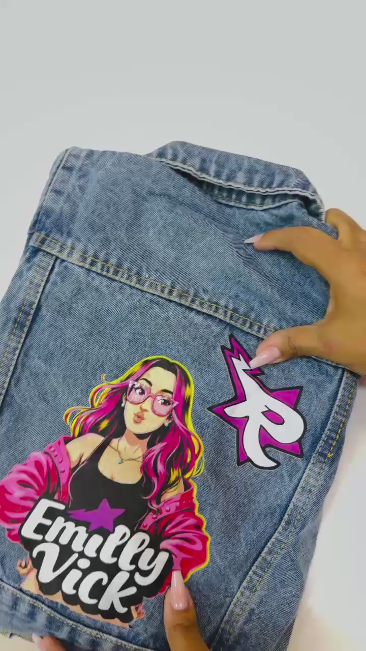 Jaqueta jeans Emilly vick